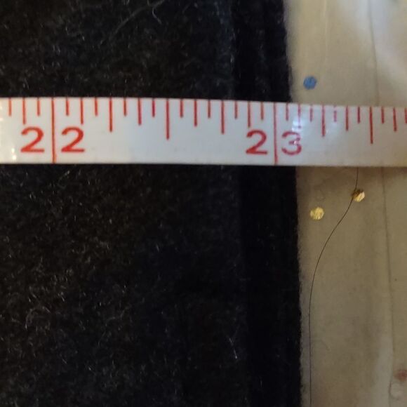 Guess Women's Sz S Classic Black Jacket double-breasted wool blend - Picture 12 of 12